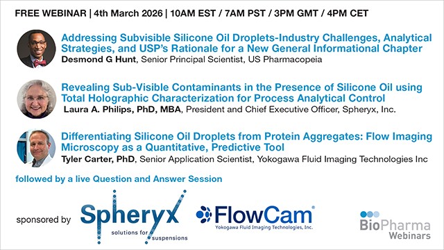 https://biopharmawebinars.com/webinars/addressing-subvisible-silicone-oil-droplets-industry-challenges-analytical-strategies-and-usps-rationale-for-a-new-general-informational-chapter/